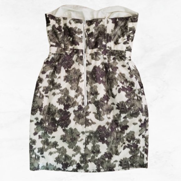 J.Crew Strapless Silk Dress Size 6 - Picture 3 of 7